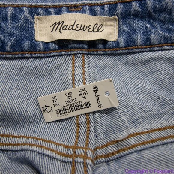 NEW Madewell The Curvy Perfect Vintage Straight Jean‎ in Seyland Wash, 26 - Picture 11 of 16